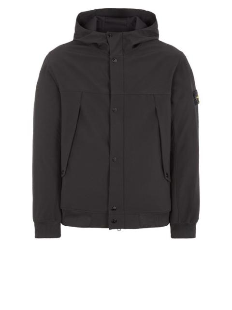 Stone Island 40227 LIGHT SOFT SHELL-R_e.dye® TECHNOLOGY IN RECYCLED POLYESTER BLACK