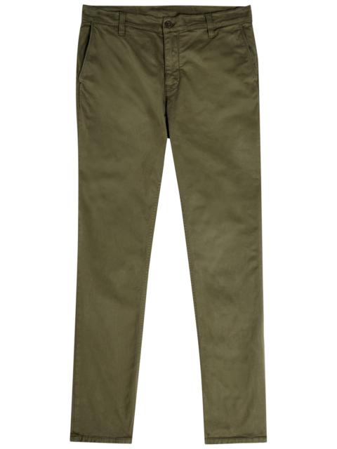 Nudie Jeans Nudie Jeans Easy Alvin Slim-leg Stretch-cotton Chinos