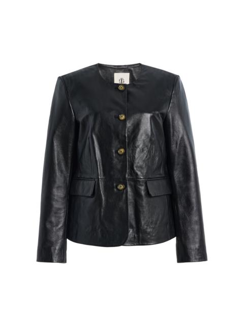 The Garment Soho Leather Blazer