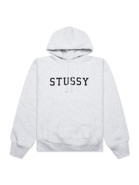 Stüssy FELT APPLIQUE HOODIE - ASH HEATHER