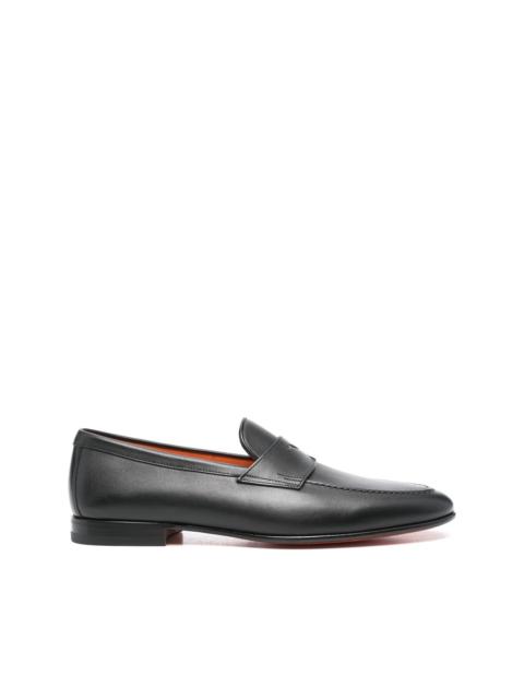 leather loafers