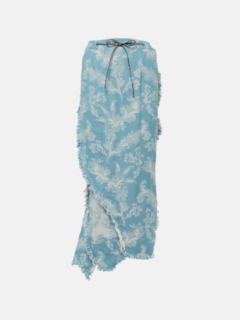 Vivienne Westwood Metro jacquard cotton midi skirt