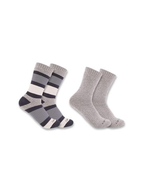 Carhartt Women's Heavyweight Crew Sock 2-Pack