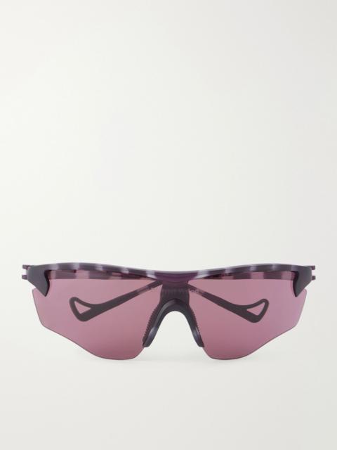 District Vision Junya Racer D-frame polycarbonate sunglasses Purple