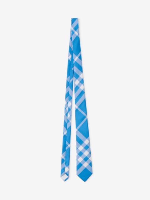 Burberry Classic Cut Check Silk Tie