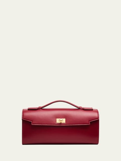 Anya Hindmarch Mortimer Boxy Leather Clutch Bag