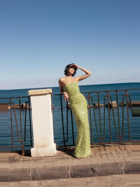 SAU LEE COURTNEY BEADED DRESS