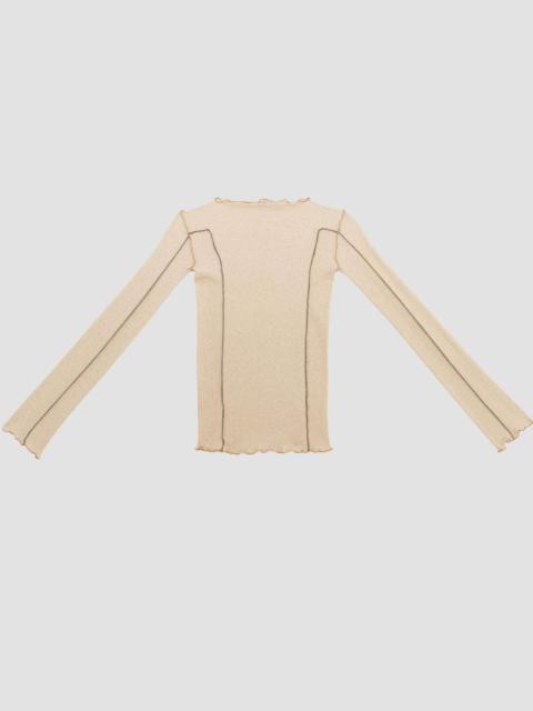 BASERANGE Omato Long Sleeve Tee - Cotton Hemp Rib