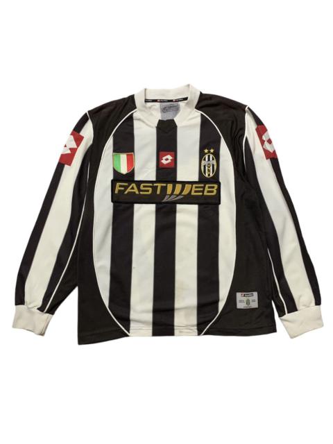 Juventus Lotto 長袖シャツ FASTWEB Other Designers Vintage 2002-2003 JUVENTUS Fastweb Lotto Home
