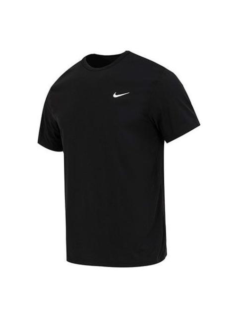 Nike Dri-FIT UV Hyverse Short Sleeve Fitness Top 'Black' DV9840-010