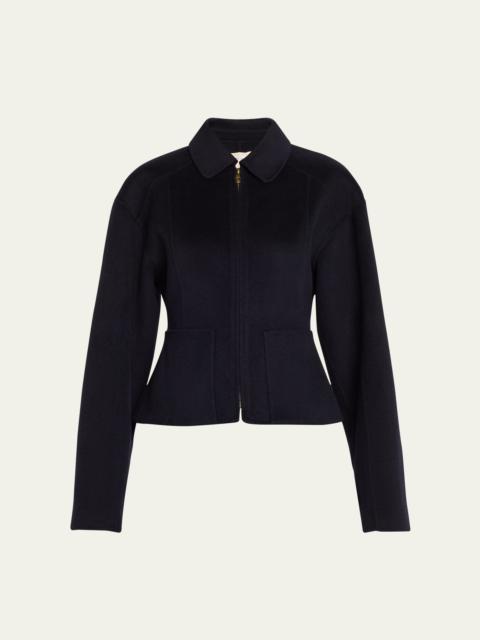 ULLA JOHNSON Carina Wool and Cashmere Slim Jacket