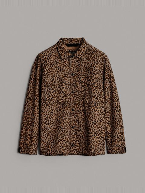 Leopard Flight Coaches Cotton Jacket
Classic Fit Jacket