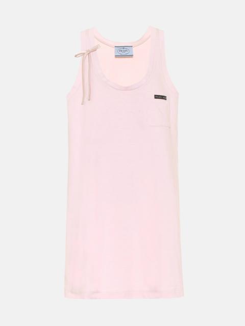 Prada Cotton-jersey dress