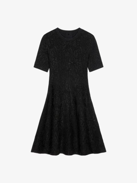 Givenchy DRESS IN LUREX WITH FLORAL JACQUARD