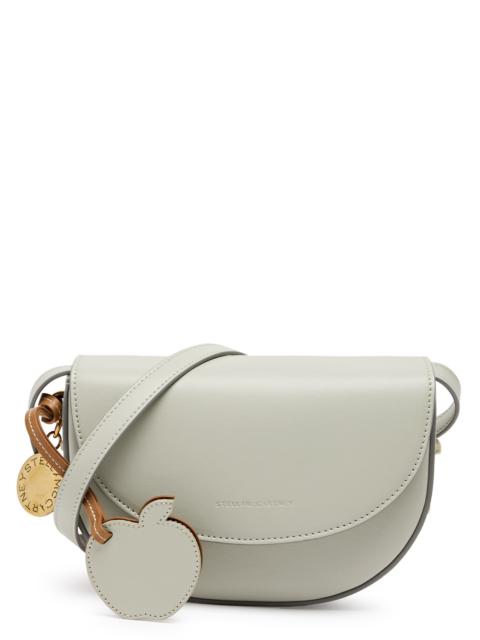 Faux leather cross-body bag