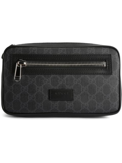 GUCCI Gucci Waist Bag GG Supreme Soft Black/Grey