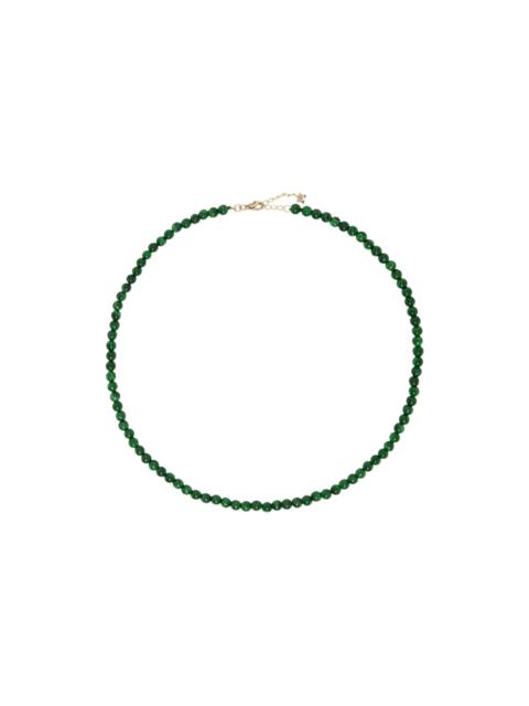 MATEO Green Malachite Beaded Choker