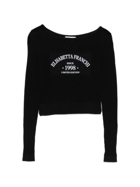 ELISABETTA FRANCHI open-work sweater