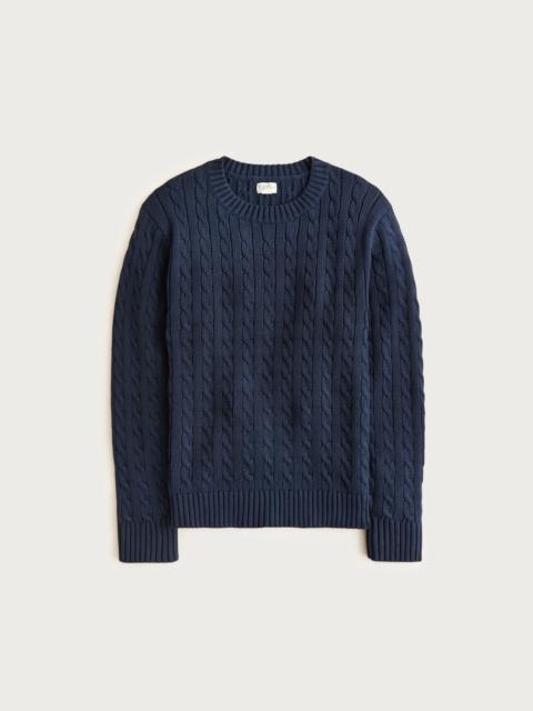 J.CREW Heritage cotton cable-knit sweater