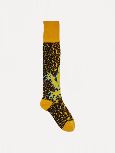 Vivienne Westwood LEOPARD HIGH SOCK