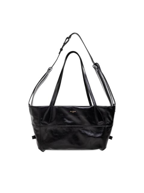 Balmain logo-print tote bag