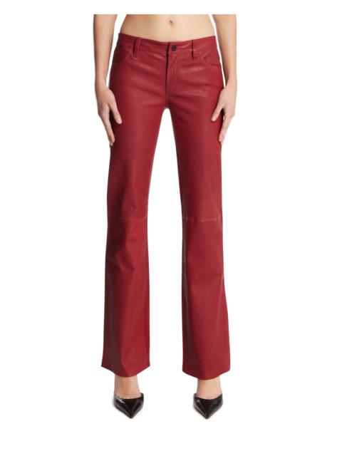 FRAME The Leather Rouge Trousers