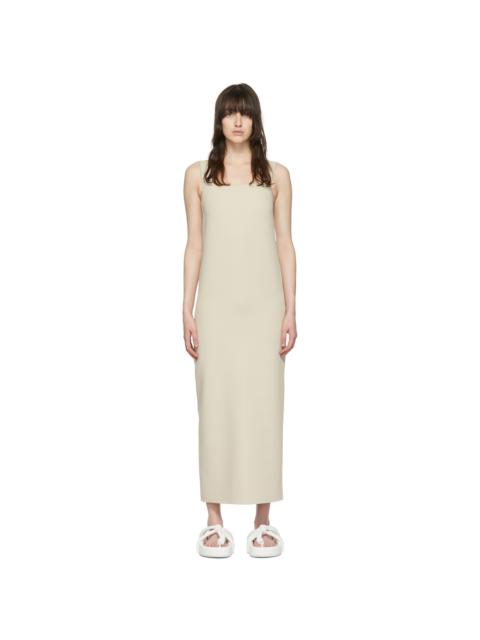 ARCH THE Beige Polyester Maxi Dress