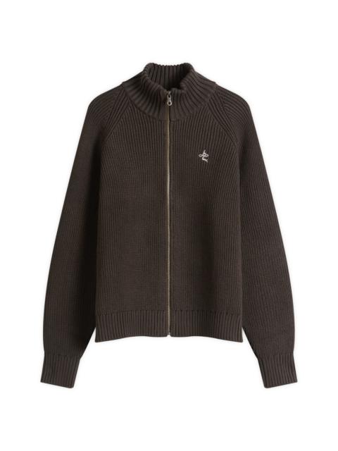 le PÈRE Le Père Zipper Knit Cardigan