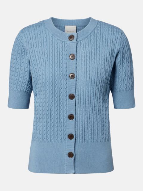 VARLEY Rhys cable-knit cardigan