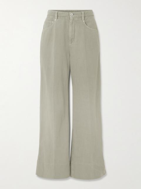 Brunello Cucinelli High-rise Wide-leg Jeans