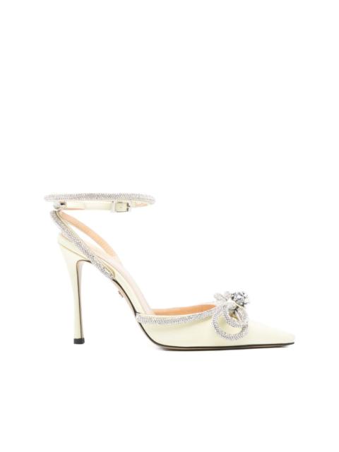 MACH & MACH bow ankle-strap pumps