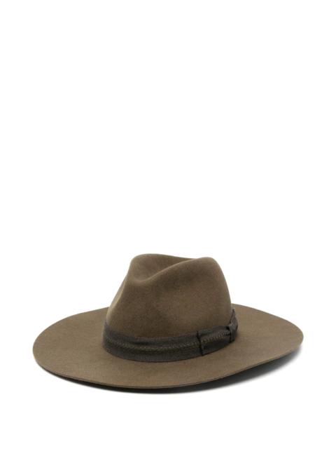 Golden Goose Golden Goose Contrast-band Fedora Hat
