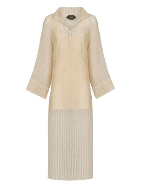 Taller Marmo Sestri collared midi dress