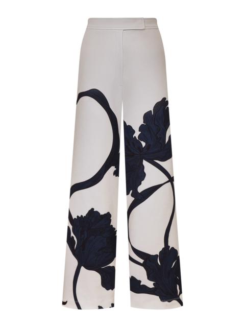 ANDRES OTALORA Adira Printed Stretch-Cotton Wide-Leg Pants print