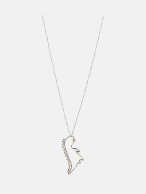 ALIITA Dino 9kt white gold necklace