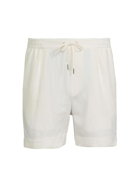 Ralph Lauren Men's Silk-Linen Drawstring Shorts - Classic Cream