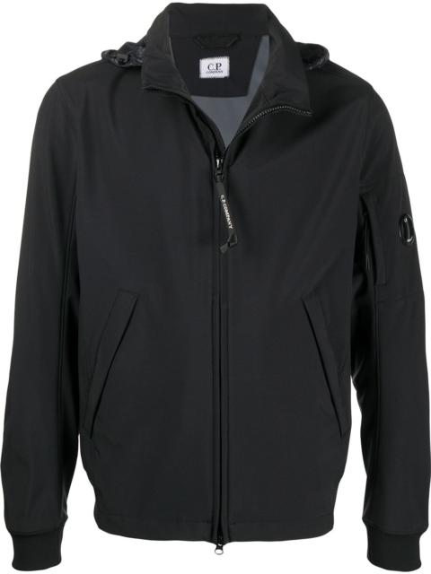 C.P. Company logo patch zipped jacket