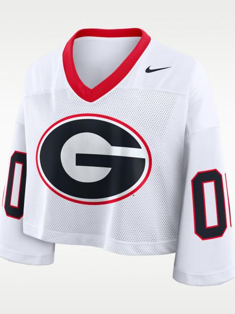 Nike Georgia Logo Women's Nike Dri-FIT College Cropped Jersey