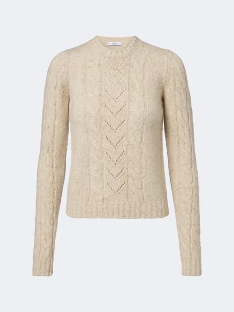 Max Mara Cable-knit wool and cashmere-blend sweater