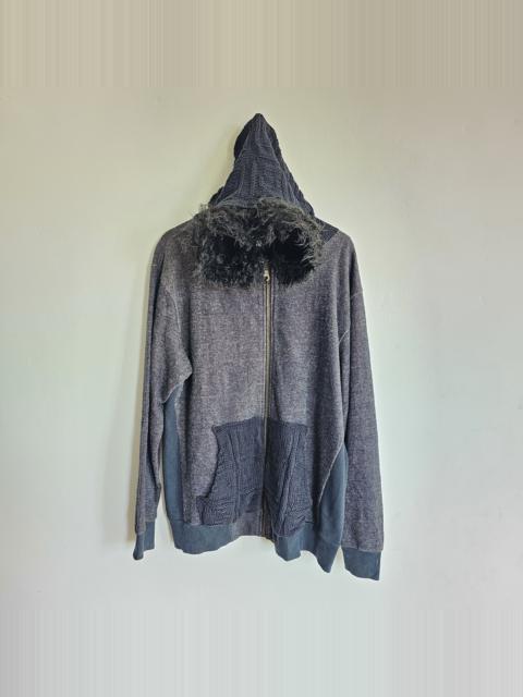 Other Designers If Six Was Nine - Fur Hoodie Hybrid Knit Revival