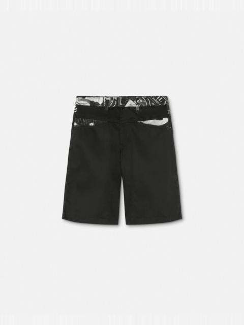 VERSACE JEANS COUTURE Magazine Shorts