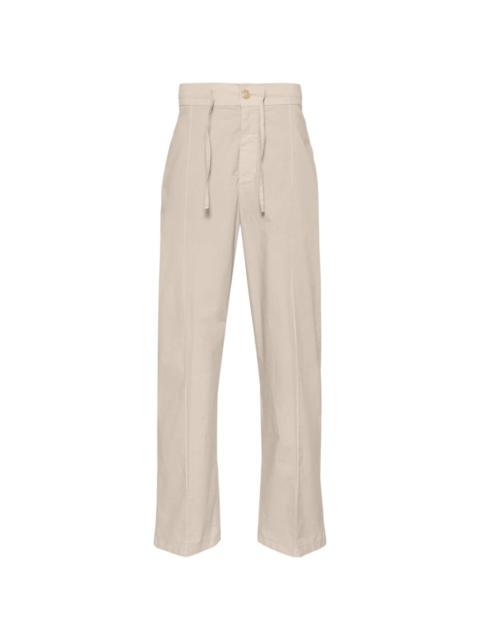 Canali mid-rise straight-leg trousers