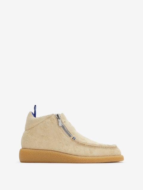Burberry Suede Chance Boots