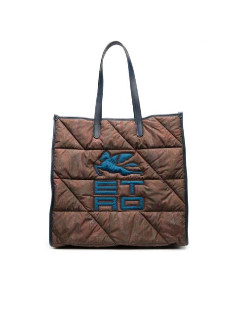 Etro Essential Jacquard Crossbody Bag in Multicoloured - Etro