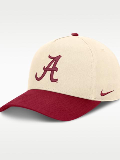 Nike Alabama Campus Prep Rise Men's Nike College A-Frame Adjustable Hat