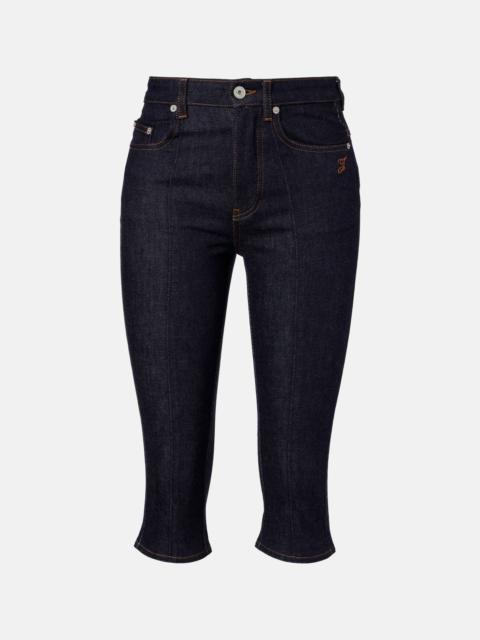 JACQUEMUS Logo capri jeans