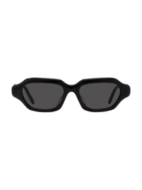 Loewe Men's Slim 51MM Rectangular Sunglasses - Black Gold Black