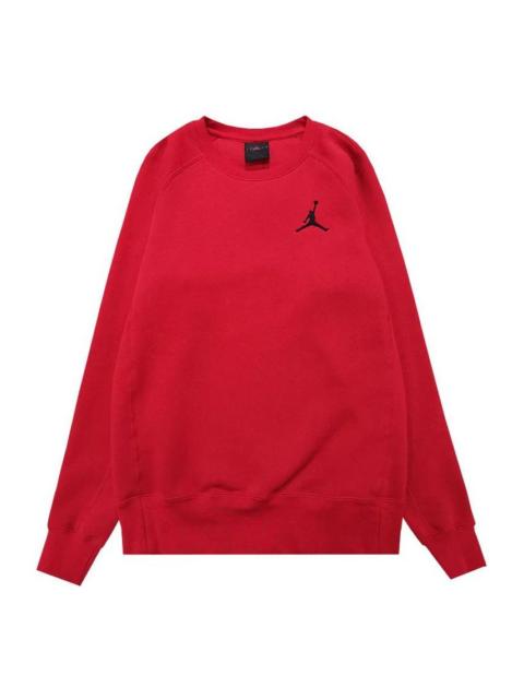 Jordan Air Jordan Solid Color Embroidered Hoodie Men's Red CU3024-687