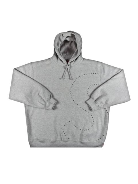 Supreme Laser Cut S Logo Hooded Sweatshirt 'Heather Grey'