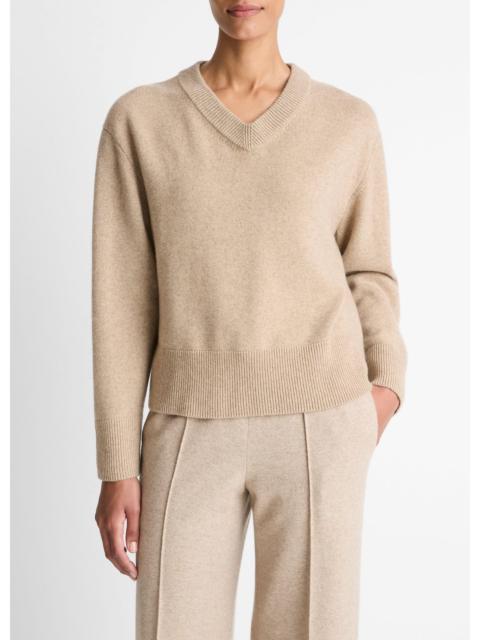 Vince Wool-Cashmere V-Neck Sweater
